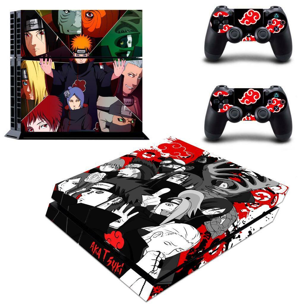 Anime Naruto Akatsuki Vinyl Decal Sticker Cover for PS4 Console Controllers  Skin | eBay