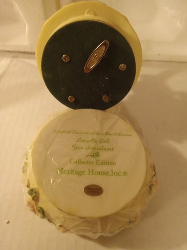 Heritage House Songbird Treasures MusicBox Collection Let Me Call You Sweetheart - Picture 2 of 8