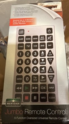 Unbranded Jumbo Universal Remote Control for  TV DVD VCR