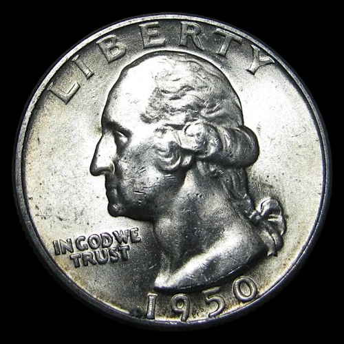 1950-S Washington Quarter ---- Unc Coin ---- #PP908