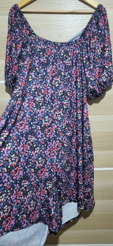 Yours Multicoloured Floral Playsuit Size 26-28 - Picture 3 of 8