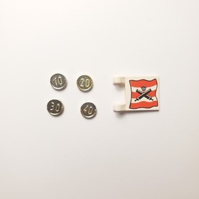 LEGO 6247 Bounty Boat 100% Complete parts only Pirates vintage retired