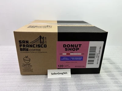 San Francisco Bay Donut Shop, 120 Count Coffee Cup Pods BB 11-6-25
