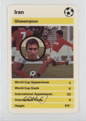 1978 Dubreq Top Trumps World Cup '78 Ebrahim Ghasempour 0q3