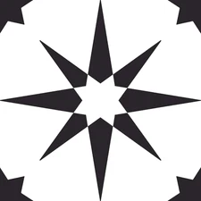 FloorPops FP2948 Altair Peel & Stick Floor Tile, Black