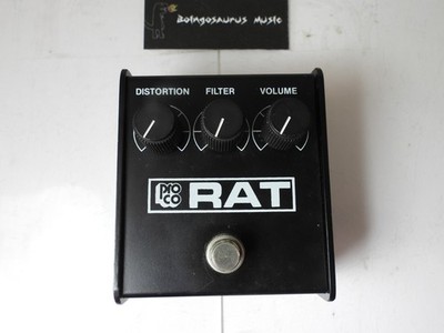 1987 ProCo RAT 2 Distortion Effects Pedal Vintage Blackface LM308 IC Original