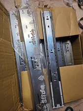 Lot Of 8 Pairs: King Slide Drawer Slide  Soft Close , 14" , 3M52-550HPZZ9ST