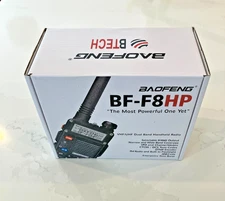 BaoFeng BF-F8HP 8W Dual Band Two-Way Radio - Black