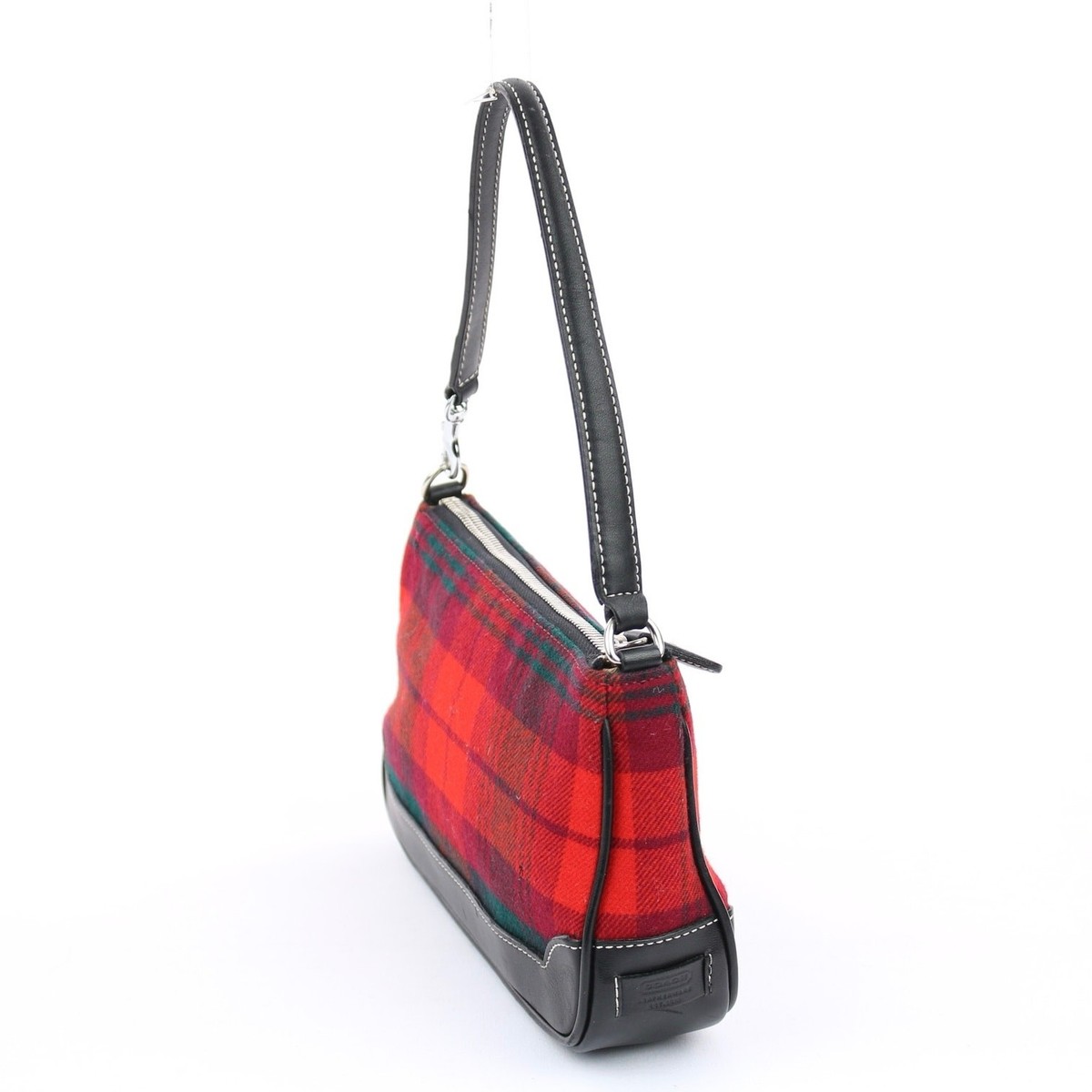 Coach Vintage Y2K Plaid Wool Demi Bag | eBay