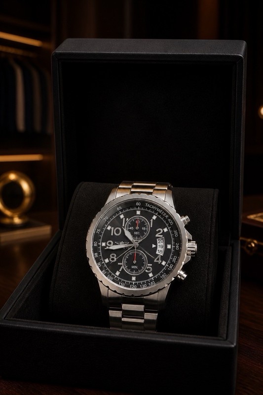 NIB Invicta Specialty Kodem Chronograph Black Dial Men's Watch