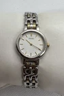 🖤💛Rare Gorgeous Vintage Gold-Silver Seiko Ladies MOP Watch 1980s💛🖤