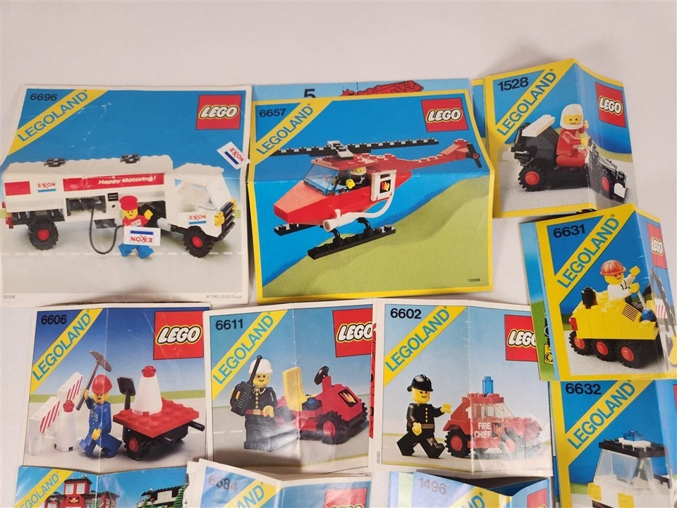 Lego Legoland 1496 1497 1528 6604 6624 6630 6653 6654 6686 + *INSTRUCTIONS ONLY* - Image 4 of 4