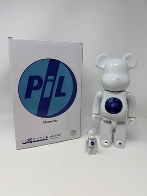 Medicom BE@RBRICK PiL CHROME Ver. 100％ & 400％