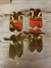 4 paia di maniglie per porte a leva in ottone Carlisle comprese viti