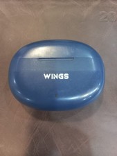 Wireless Bluetooth Earbuds with Charging Case   Blue   Portable Audio