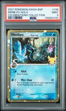 2021 POKEMON SWSH BLACK STAR PROMO CELEBRATIONS COLLECTION MIMIKYU-HOLO PSA 9