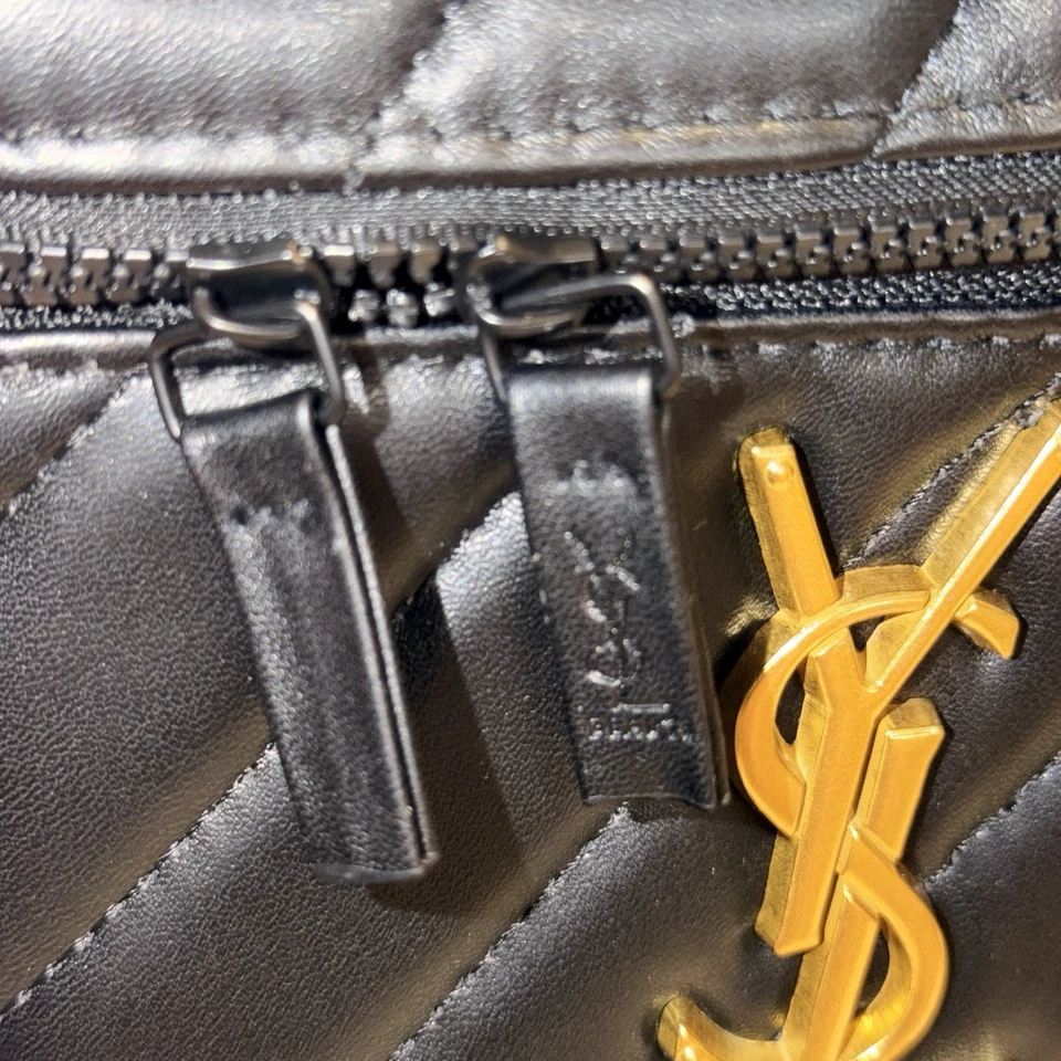 New YSL Beaute GWP VIP Vanity Case Converted Bag Black NEW - Gold Hardware - Image 3 of 4