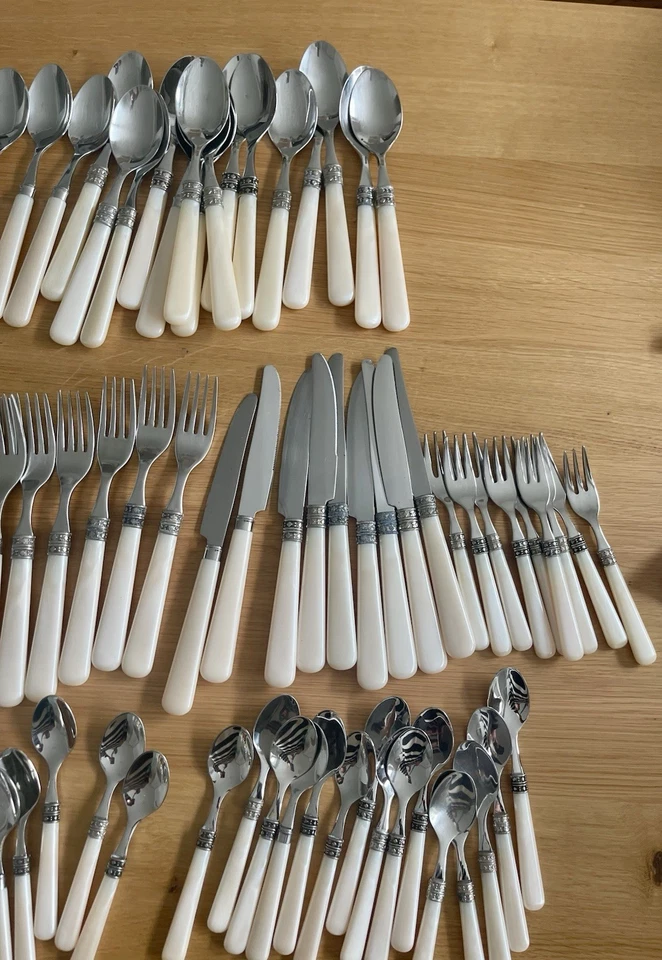 TCM Tchibo Palace Perlmutt-Optik Besteckset - Bild 4 von 4