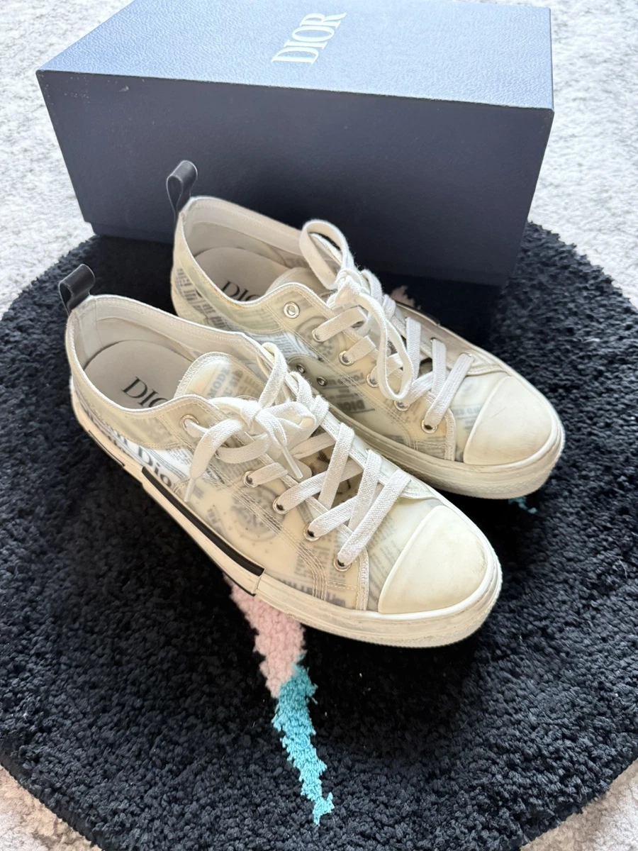 Daniel Arsham x Dior B23 Low Newsprint for Sale | Authenticity