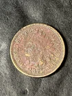 1871 indian head cent Vf Detail
