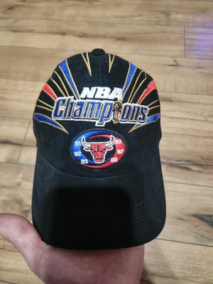 Vintage 1998 Chicago Bulls Championship Hat NBA Champions Locker Room Starter 98