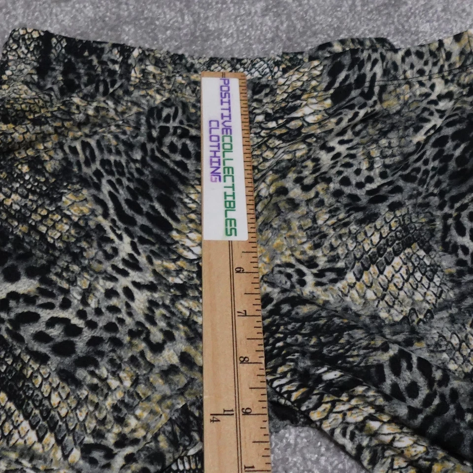 Bobbie Brooks Snakeskin Print Legging Women's Medium Multicolor Skinny - Image 3 of 4