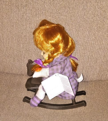 Animated rocking horse girl doll Halloween decoration haunted 2025 NEW ...