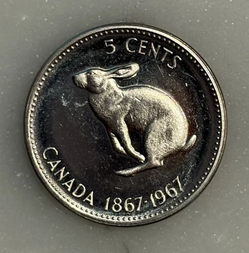 1967 Canada 5 Cents — photo from the most recent tracked eBay sale