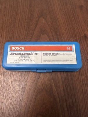 Bosch Rotabroach Kit Model No. R1081024 Size 5/16-3/4