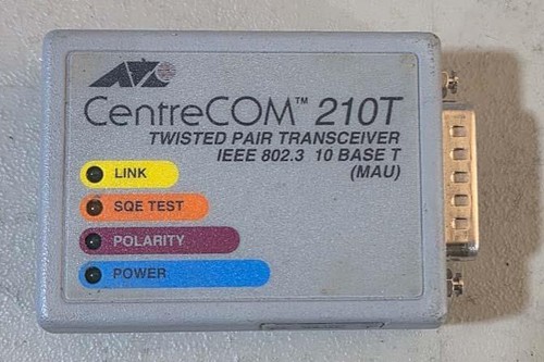 CentreCom 210T Twisted Pair Transceiver AUI RJ-45 ++