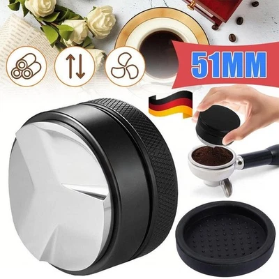 MARKENLOS Kaffee Tamper Espresso Distributor Ø51mm Leveler Verteiler Tool Barista