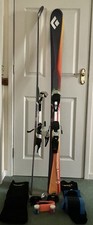 Stigma 160 Skis with Diamir Eagle Bindings, Montana Skins with bags, Ski Crampon
