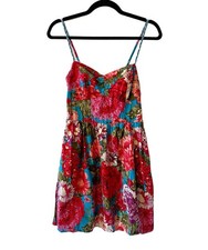 Y2k Xhileration Babydoll Floral Fit And Flare...