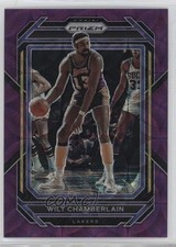 2022-23 Panini Prizm Choice Purple Prizm 6/20 Wilt Chamberlain #285 HOF 7y2