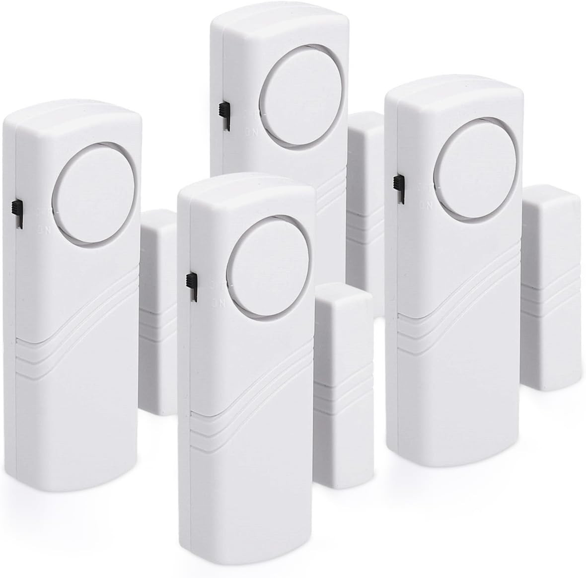Allarme Casa Senza Fili per Famiglia - Kit Sicurezza con Sirena e 4 Sensori