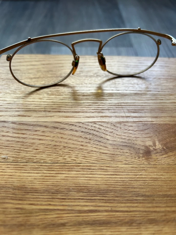 Monturas de gafas Giorgio Armani 024 S 833 oro tortuga retro años 90 44 24 145 Foto 4 de 4