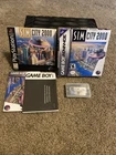 Sim City 2000 Nintendo Game Boy Advance GBA CIB Complete w/ Manual & PS1 Manual