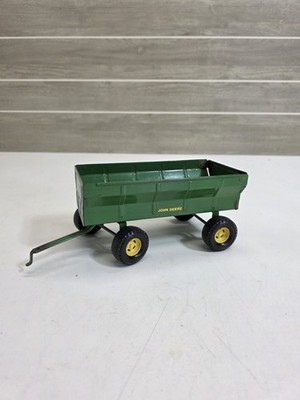 Vintage ERTL John Deere Trailer Farm Flare Wagon Diecast 1/16 Pressed Metal USA