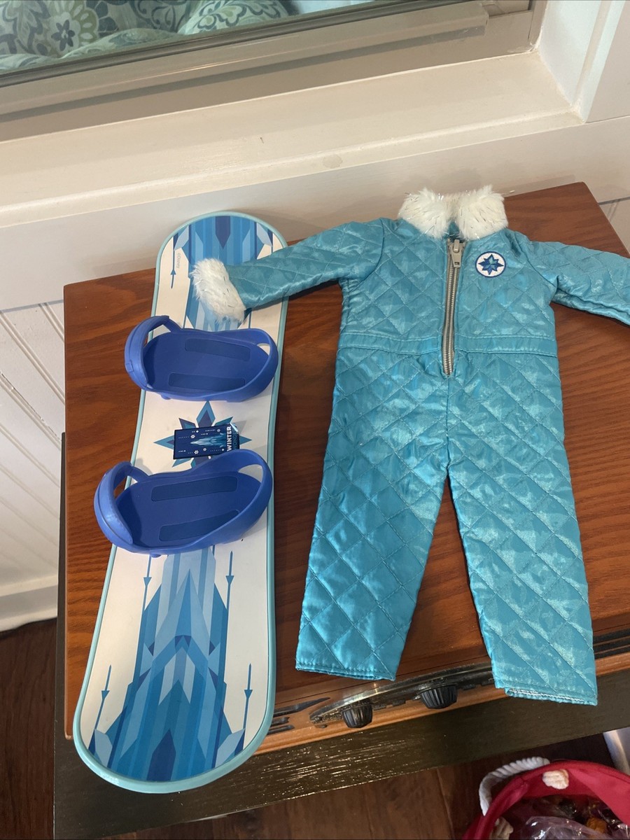 Disney Ily 4Ever Elsa Snowboarding Set Snowboard And Coveralls | eBay