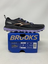 Women's Brooks Cascadia 18, Ebony/Sweet Lavender/Copper, 7 B Medium US