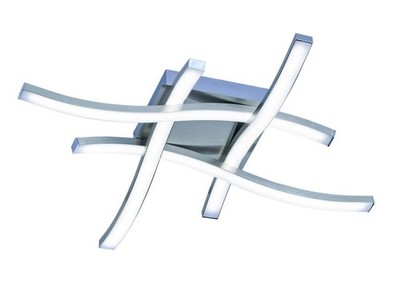 LED-Deckenleuchte ROUTE 4x5W LED von REALITY Leuchten R62474107 Hellgrau