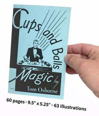 CUPS & BALLS MAGIC BOOK Trick And Tom Osborne Magician Close Up Booklet Secrets