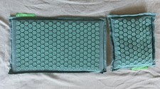 PRANAMAT ECO Massage Mat & Pillow Teal  