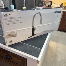KOHLER Lathe Polished Nickel and Matte Black ...