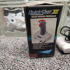 Quickshot XII 12 Deluxe Joystick Controller Nintendo NES 1987 with Box vintage 