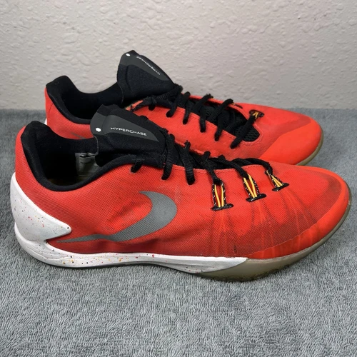 Nike Hyperchase PRM Bright Crimson Silver White 705369-601 Mens Size 10 - Picture 2 of 15