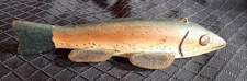 Vint. 80's Mikko Style Repro Fish ICE/SPEAR FISHING DECOY Lure Folk Art 7"