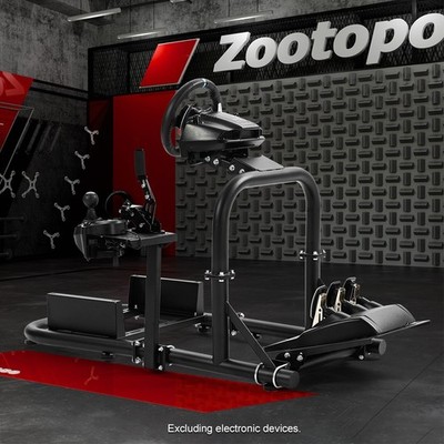 Zootopo Racing Simulator Cockpit Wheel Stand Fits For Logitech G923 Thrustmaster