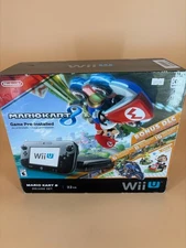 Nintendo Wii U Mario Kart 8 Deluxe Set 32GB Game with Box and Access (TDW044107)
