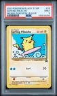2001 POKEMON PROMO BLACK STAR POKEMON LEAGUE #28 SURFING PIKACHU PSA 9